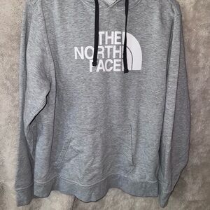 The North Face Men's Gray Hoodie Size L